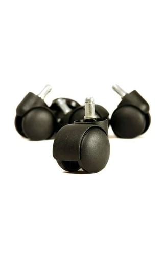 New black replacement castor - black,