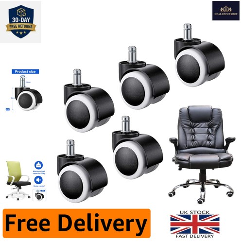 Pcs chair casters - 5, silent