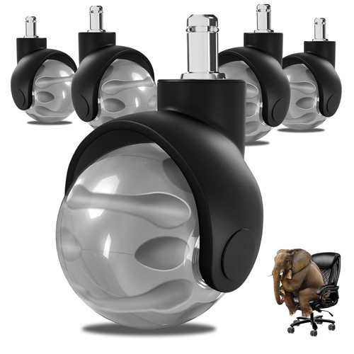 5pcs office chair castors - 5pcs,
